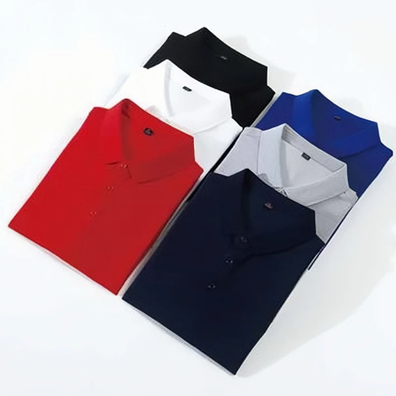 CVC poloshirt met lange mouwen